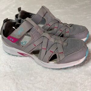 Ryka Sky Walk Trek Women's Sandals Size 10M Gray Hiking Shoes